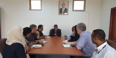  الدكتور باصهيب يلتقي مدراء قُطريين أربع منظمات دولية في اليمن 