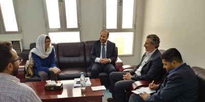  وزير التخطيط يلتقي رئيسة بعثة أطباء بلا حدود ومدير مكتب "اوتشا" في عدن 