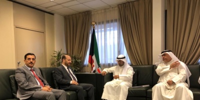 وزير التخطيط يلتقي بوزير المالية الكويتي