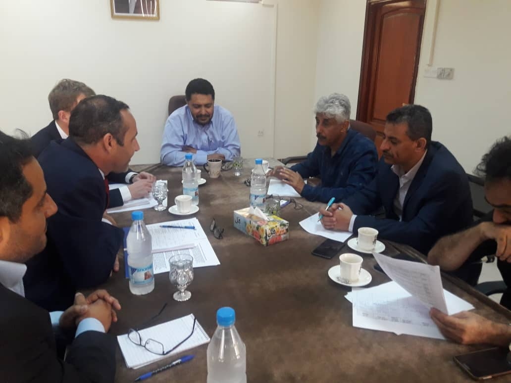 وزارة التخطيط والتعاون الدولي تناقش رئيس مكتب الاوتشا في اليمن