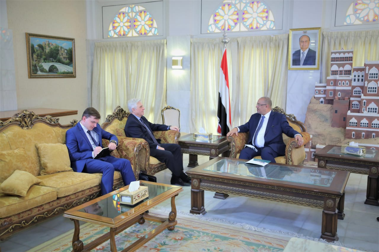 باذيب يبحث مع السفير الروسي دعم اليمن اقتصاديا وإنسانيا