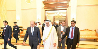  رئيس مجلس القيادة يلتقي في المنامة نائب رئيس الوزراء البحريني