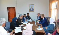  نائب وزير التخطيط يبحث مع وفد ألماني مستوى التدخلات التنموية في اليمن