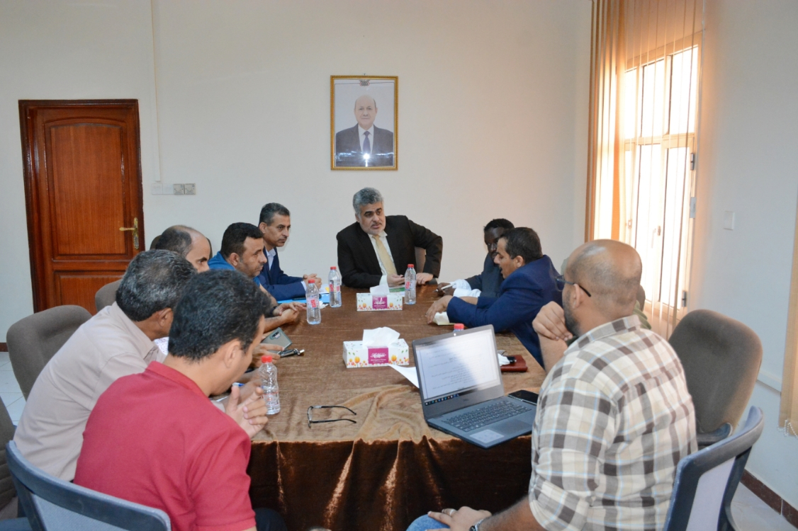  باصهيب يلتقي في عدن مدير منظمة كير في اليمن وممثلي اليونيسيف ومركز الملك سلمان
