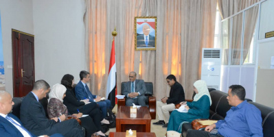  وزير التخطيط يلتقي في عدن المدير الإقليمي الجديد للبنك الدولي في اليمن ومصر وجيبوتي