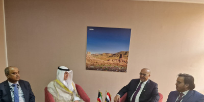  وزراء التخطيط والمالية والكهرباء يلتقون وزير المالية الكويتي