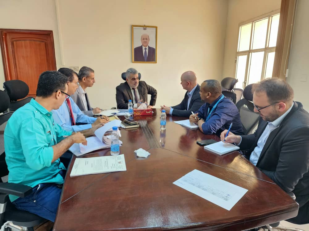  لقاءات في عدن يبحث دعم المنظمات الدولية لعدد من القطاعات