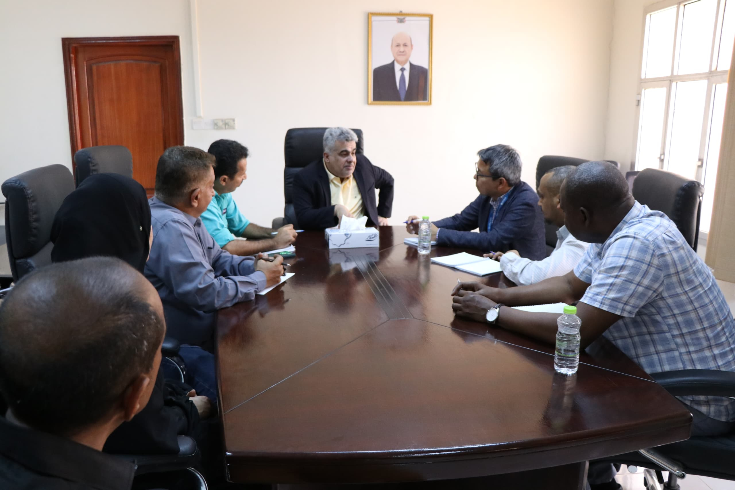 باصهيب يبحث مع مسؤولين أممين سبل مواجهة تحديات الغذاء والتنسيق المشترك مع اطباء بلا حدود الفرنسية