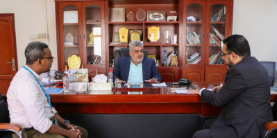 باصهيب يبحث مع مسؤولي عدد من المنظمات جهود تنسيق التدخلات الانسانية والتنموية