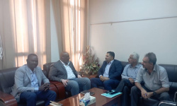 اجتماع وكيل قطاع التعاون الدولي بنائب مدير الاوتشا في اليمن