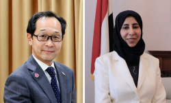 وزيرة التخطيط تبحث مع السفير الياباني المشاريع التنموية المشتركة والدعم الفني والاقتصادي